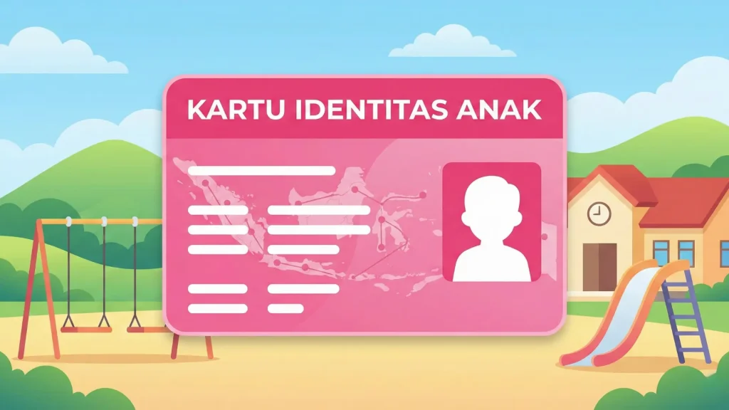 Gambar kartu identitas anak