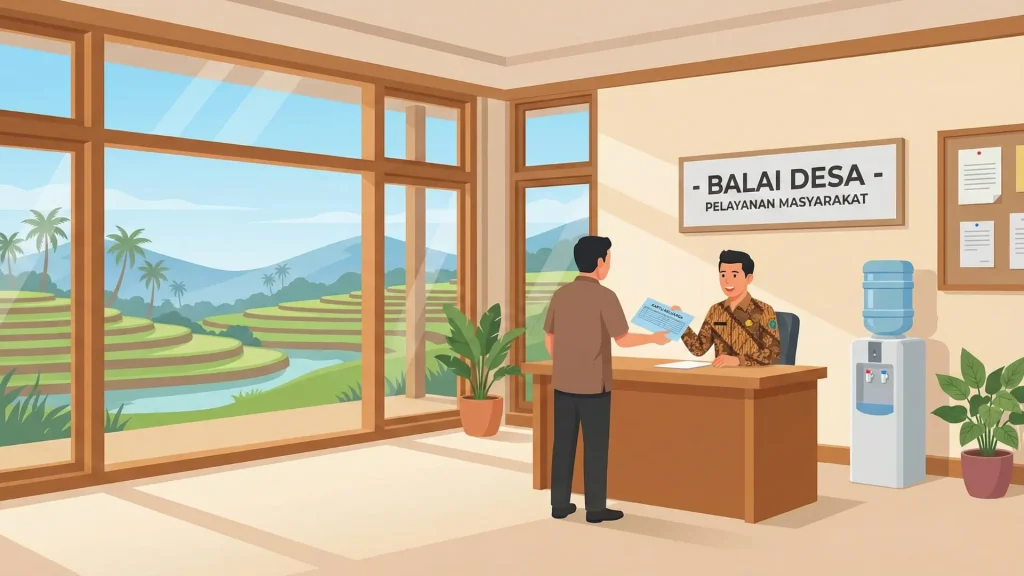Gambar kedatangan dari dalam kabupaten