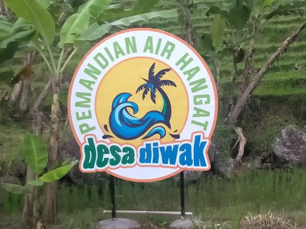Logo wisata pemandian air hangat diwak